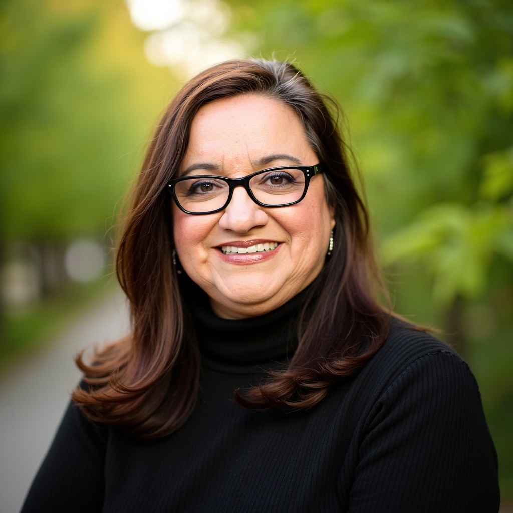 Headshot of therapist Meleni Gonzales, LPC-CCTP